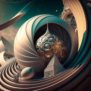 The road to nothingness Stock Illustration