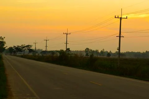 Road to nowhere Stock Photos