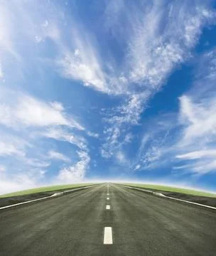 Road to nowhere Stock Photos