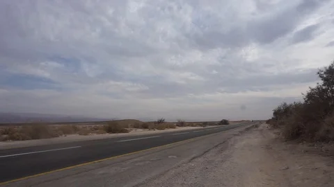 Road number 90 Israel Stock Footage 87903608