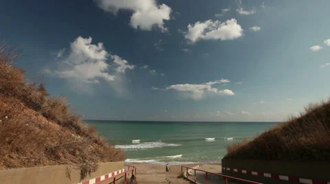 Road to ocean Video stock 38927862