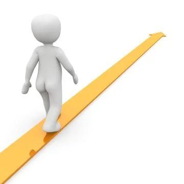 Road orange Stock Illustration