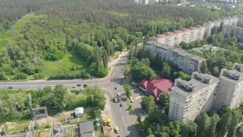 Road out of city Stock Footage 155833743
