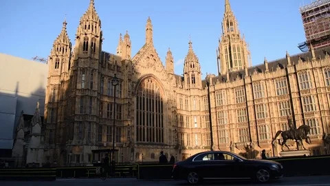Road outside Westminster Video stock 83997366