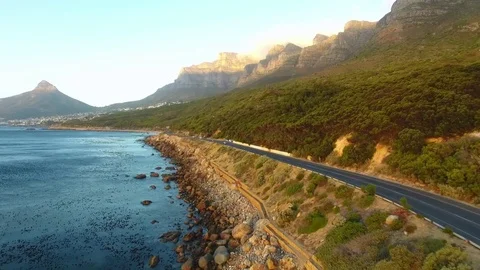 The road to paradise Stock Footage 73379995