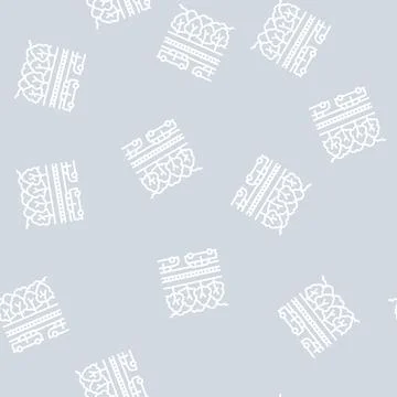 Road park line seamless pattern Stock Illustration