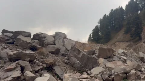 Road passing through mountains Stock-Footage 320218657