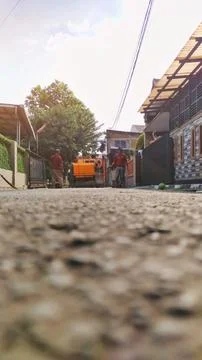 Road paving project Stock Photos