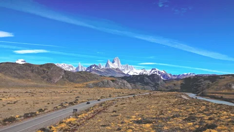 Road to the Peaks. Stock Footage 298380312