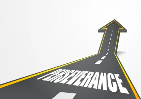 Road Perseverance Stock Illustration