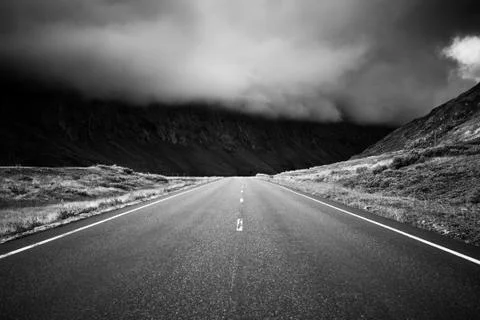 Road perspective Stock Photos