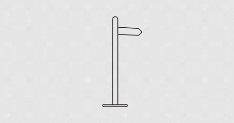 Road Pointer Stock Footage 292971686