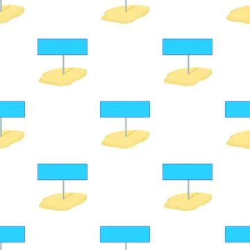 Road pointer pattern seamless vector Stock Illustration
