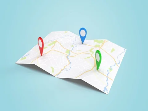 Road With Pointers Stock-Footage 75183098