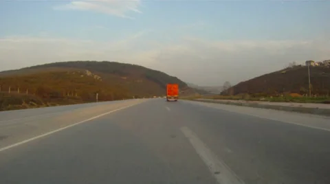 On The Road POV 01 Stock-Footage 36793213