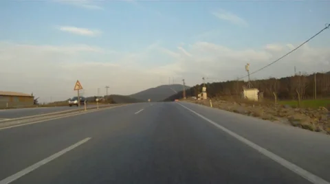 On The Road POV 03 Stock-Footage 36793202