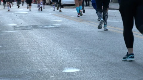 Road race Stock Footage 128443290