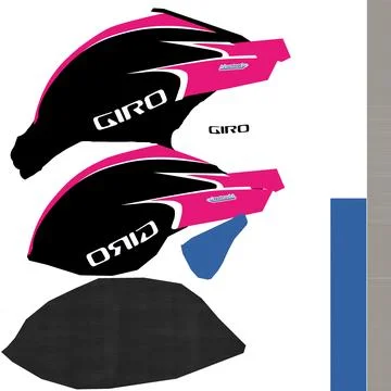 giro pink helmet