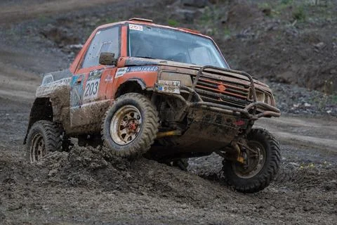 Off-Road Racing Stock Photos