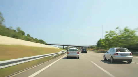 Road Rage Day Highway Camera Car Time Lapse High Speed 01 Video stock 40472573