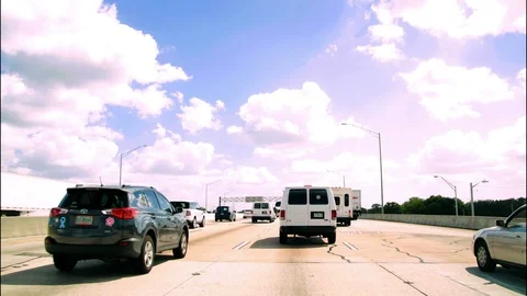 Road Rage High Speed Driving in Florida Stock-Footage 87105448