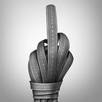 Road Rage Stock Illustration