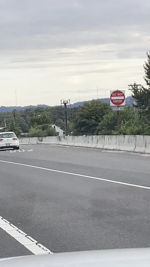 Road Rage Incident Off I-5, Portland, Oregon, USA - 05 Aug 2023 Stock Footage 250893077