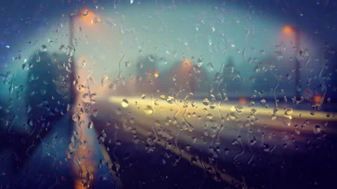 Road rain Stock Footage 145186701