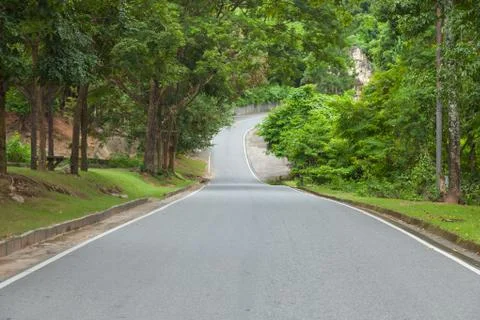 Road to the ramp. Stock Photos