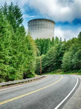 Road To The Reactor Stock Photos