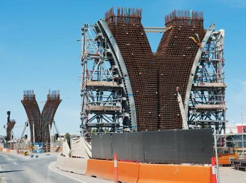 Road reconstruction Stock Photos