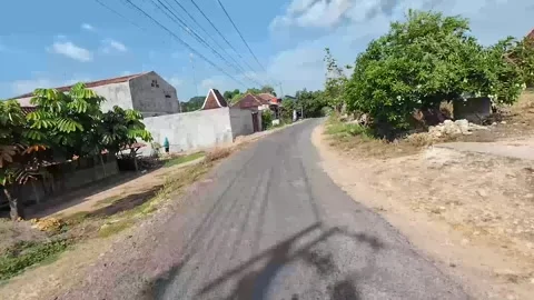 Road record view in Blora, Central Java, Indonesia 库存影片 334254651