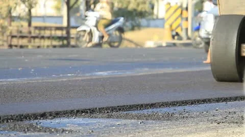Road repair work. Stock Footage 18175645