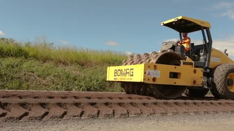 Road Repairing Video stock 75944416