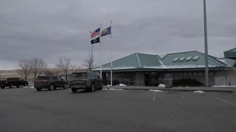 Road Rest Stop Stock Footage 121749108