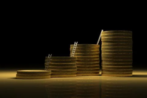 Road to riches Stock Illustration