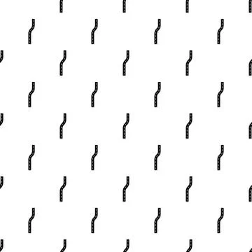 Road to right pattern vector seamless Stock Illustration
