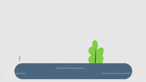 Road. Road moving template animation with shoulder. Cartoon Stock Footage 321110182