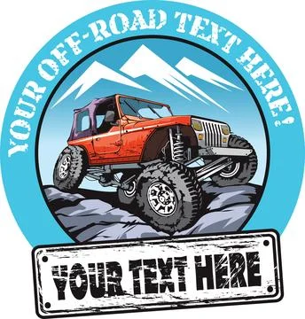 Off-road rock crawler 2 Stock Illustration