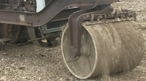 Road roller 02 Stock Footage 20465570