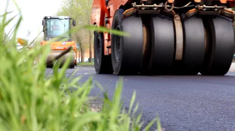 Road roller 스톡 동영상 2696907