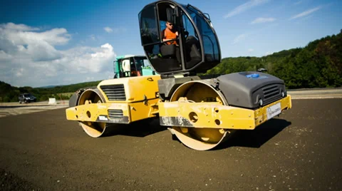 Road roller Stock-Footage 38522907