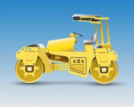 Road roller Stock Illustration