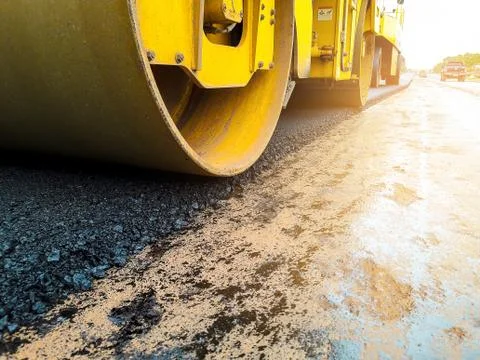 Road Roller. Stock Photos