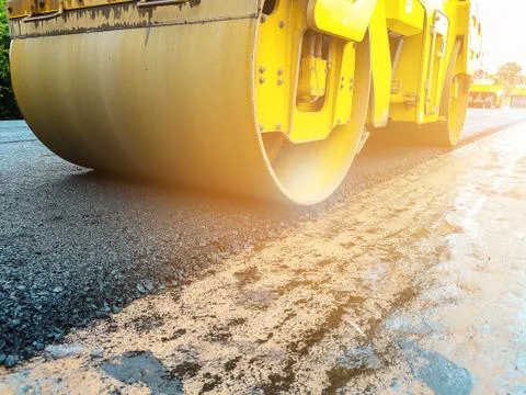 Road Roller. Stock Photos