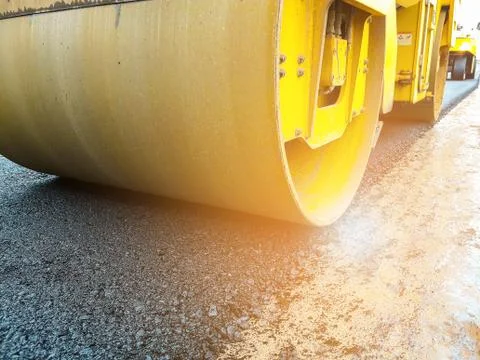 Road Roller. Stock Photos