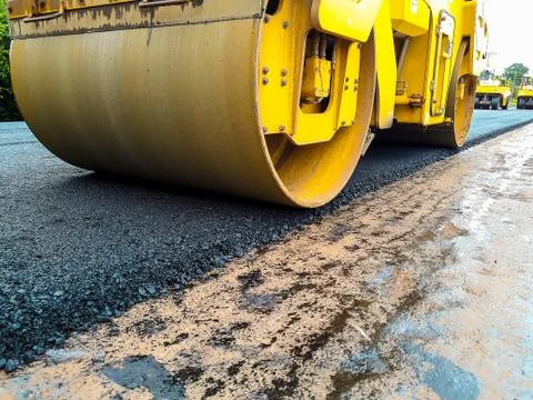 Road Roller. Stock Photos