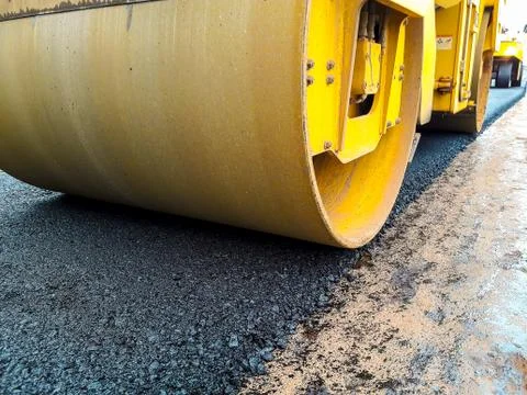 Road Roller. Stock Photos