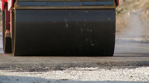 Road rollers. Stock Footage 27064132
