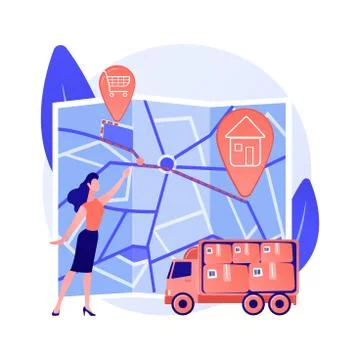 Road route choice vector concept metaphor. Stock Illustration